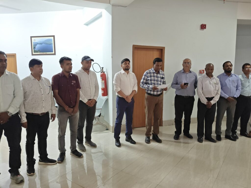 Organization of condolence meeting in the Collectorate.