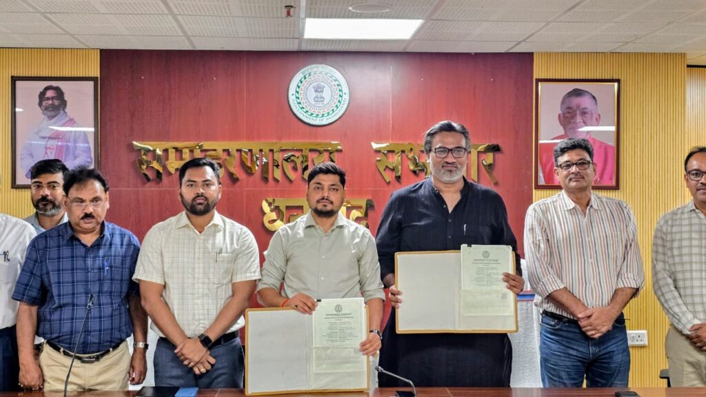 MoU signed between JRDA and Tata Steel Foundation.