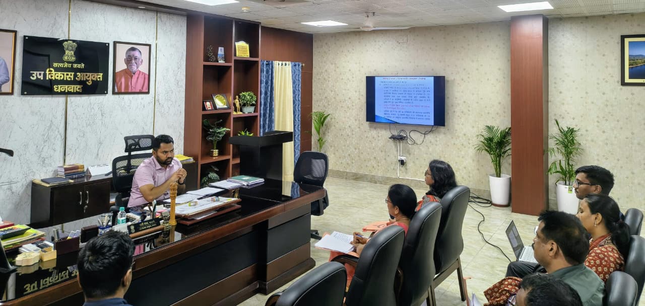 Deputy Development Commissioner reviewed the Child Protection Unit.