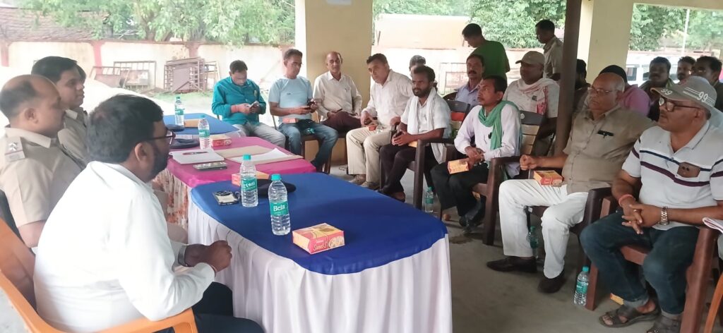 Peace committee meeting held in Nala police station.