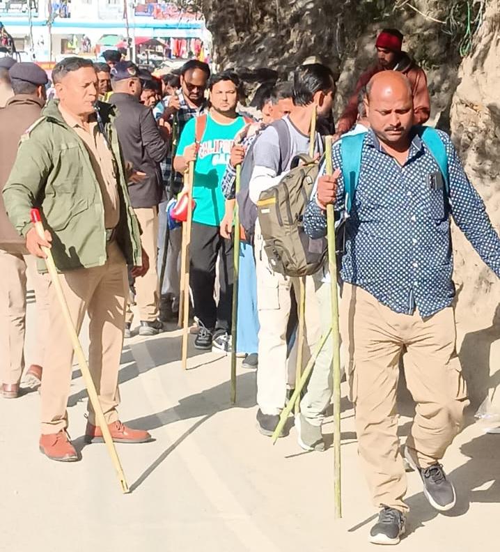 Rudraprayag police ready for Kedarnath Yatra.