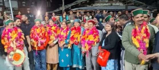 Elections were conducted peacefully in many Panchayats of Himachal Pradesh.