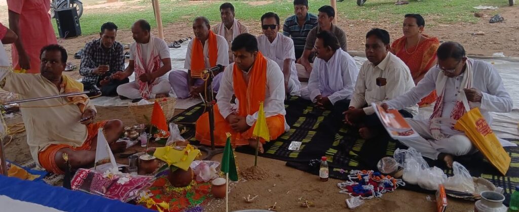 Preparations for Sri Sri 1008 Mahashakti Mahayagya started in Dalabad, Panch Kalash installed along with Bhoomi Pujan.