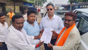 Dhanbad DRM inspected underpass bridge