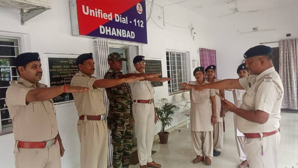 Awareness campaign of Dhanbad Police on World No Tobacco Day