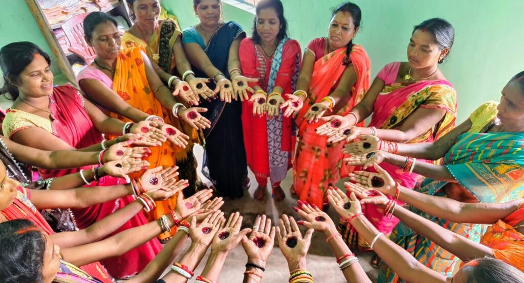 Organization of Red Dot Challenge and menstrual hygiene awareness program