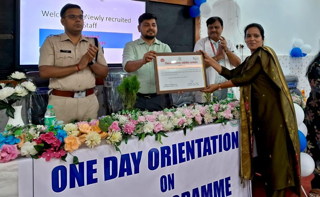 Grand welcome to newly appointed health workers under National Health Mission