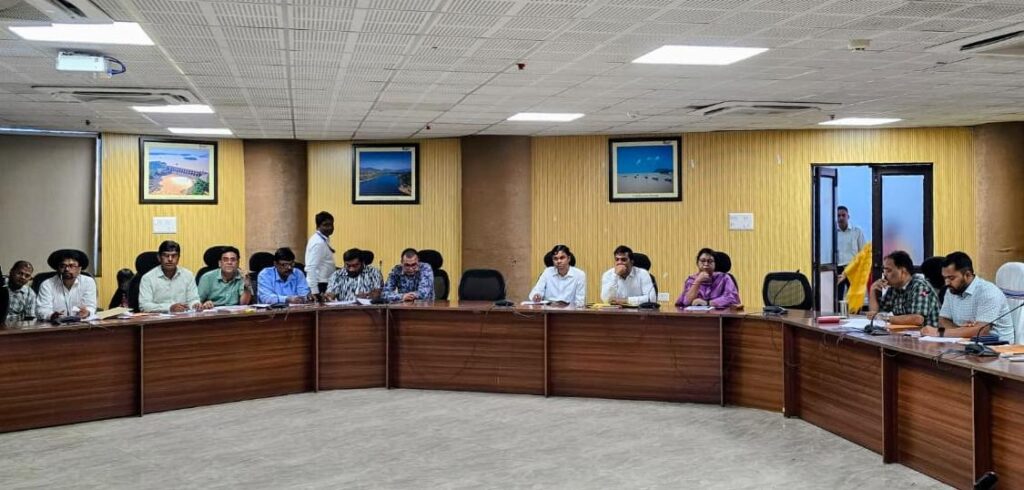 The Deputy Development Commissioner reviewed the pending DC bills of various departments.