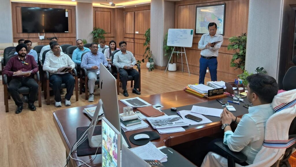 Deputy Commissioner holds review meeting of the District Aadhaar Monitoring Committee.