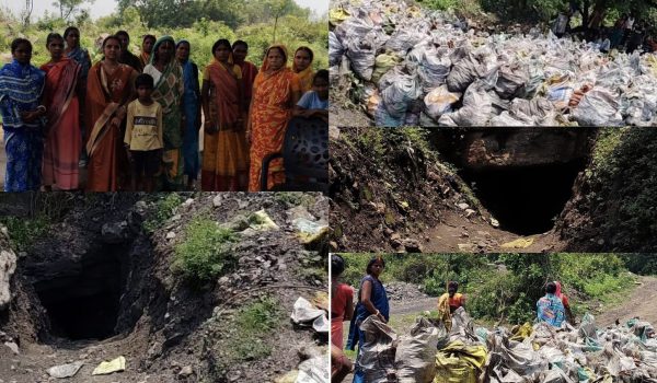 Villagers fear major accident due to illegal coal mining.