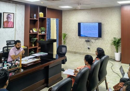 Deputy Development Commissioner reviewed the Child Protection Unit.