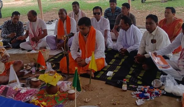 Preparations for Sri Sri 1008 Mahashakti Mahayagya started in Dalabad, Panch Kalash installed along with Bhoomi Pujan.
