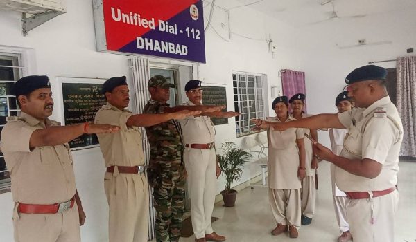 Awareness campaign of Dhanbad Police on World No Tobacco Day