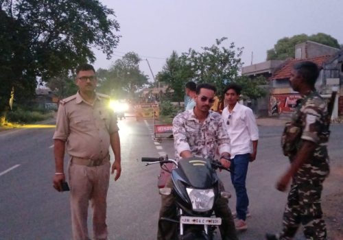 Anti crime checking campaign, two wheeler and four wheeler vehicles checked