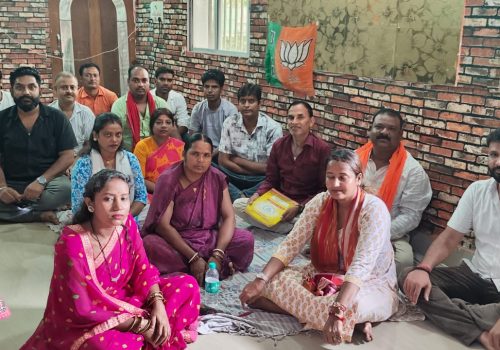 Jamtara Nagar BJP's monthly meeting concluded, emphasis on 'Ek Ped Maa Ke Naam' campaign