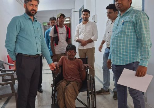 Differently-abled youth gets Aadhaar made on the spot; DC gifts a wheelchair.