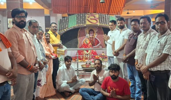 BJP workers prayed for Prime Minister Narendra Modi's long life.