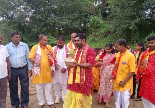 Commencement of the Mahashakti Mahayagya with a Kalash Yatra.