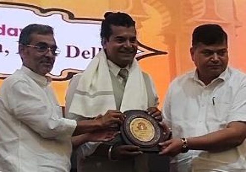 Hero Rajan Kumar honored with the "Bihar Pratibha Samman 2026"